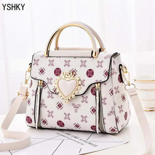New Women Bag Tote Handbag Bag for Women Shoulder Bag Crossbody Bag Cartoon Sprite Printed One-Shoulder Cross Bag
