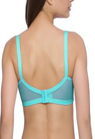 "Hushh" Sky Blue Plus Size Regular Use Bra
