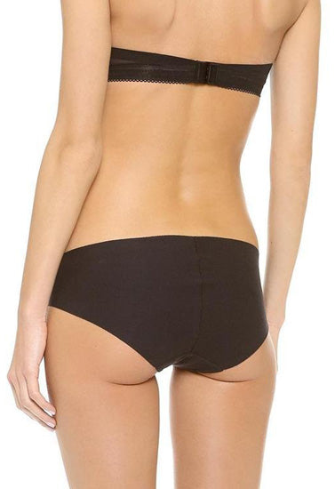 Ravish Black Convertible Bra Set With Straps