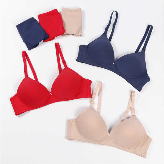 "Pack of 3" Female Seamless Padded wire free Bra