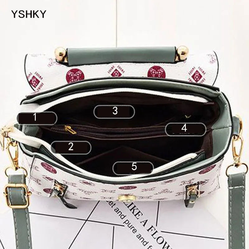 New Women Bag Tote Handbag Bag for Women Shoulder Bag Crossbody Bag Cartoon Sprite Printed One-Shoulder Cross Bag