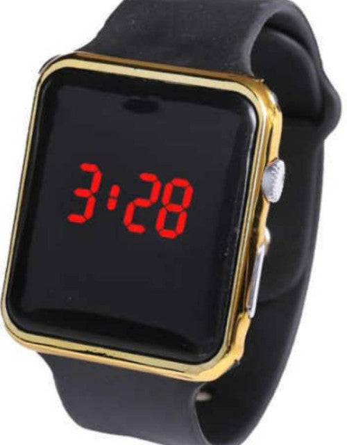 Golden Digital Watch
