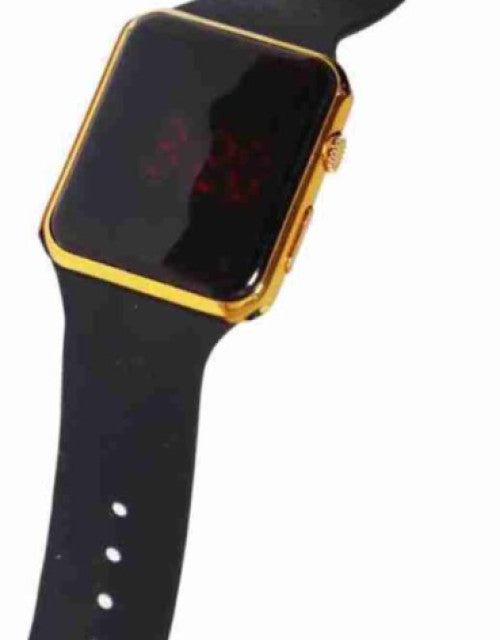 Golden Digital Watch